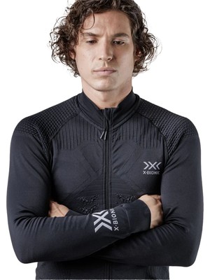 X-Bionic Energizer 4.0 Full Zip Erkek Kayak/snowboard Termal Termal Üst Içlik