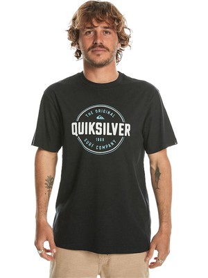 Quiksilver Circle Up Erkek Siyah Tişört