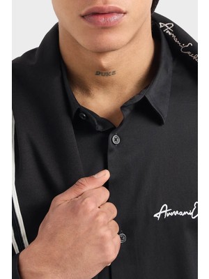 Armani Exchange Streç Pamuklu Regular Fit Poplin Gömlek Erkek Gömlek 8NZC99 ZN10Z 1200