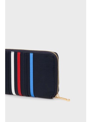 Tommy Hilfiger Logolu Çok Bölmeli Cüzdan Bayan Cüzdan AW0AW16165 Dw6