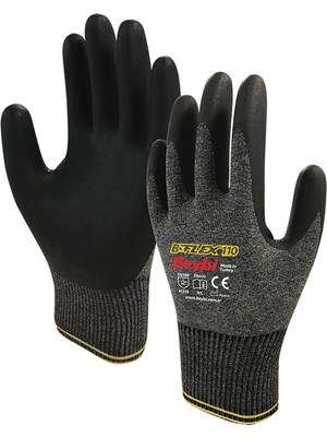 Beybi B-Flex 110 Köpük Nitril Kaplı Hassas Montaj Eldiveni No:9 Large 12 Çift