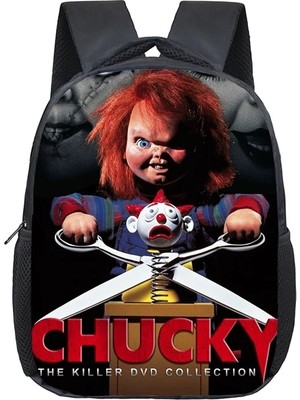 Yuying Shop No.15 Tarzı H Film Çocuk Oyun Chucky Okul Çantaları Anaokulu Çocuk Çocuklar Okul Sırt Çantası Kız Erkek Sırt Çantaları Mochila (Yurt Dışından)