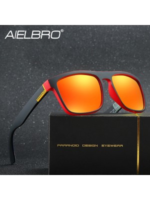 Chaoduo Shop C12 Siyah Altın ​​stili Moda Polarize Güneş Gözlüğü Erkek Gözlük Bisiklet Sürüş Kare Çerçeve Bisiklet Güneş Gözlüğü Gafas Ciclismo Polarize Gözlük (Yurt Dışından)