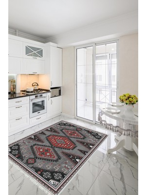 Homier Westa Kalitesi Yıkanabilir Kaymaz Taban Kilim ve Yolluk H-OT-4259