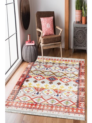 Homier Westa Kalitesi Yıkanabilir Kaymaz Taban Kilim ve Yolluk H-OT-4257