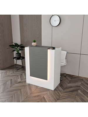 Rosepal Mobilya Cool Ledli ve Tek Çekmeceli Karşılama Bankosu