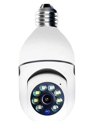 Esbu Buffer Wifi 360 Panoramik Ampul Kamera Gece Görüş Ses Akıllı Hareket Algılayıcı