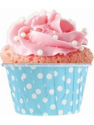 Elgala Muffin Cupcake Kek Kalıbı Puantiyeli Özel Pet Kapsül 20 Adet