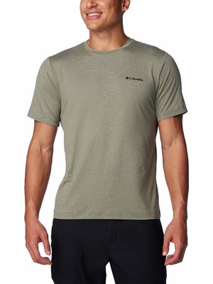 Columbia AO5545-397 Tech Trail Crew Neck Iı Erkek Tişört 2074581397/ÇAĞLA Yeşil