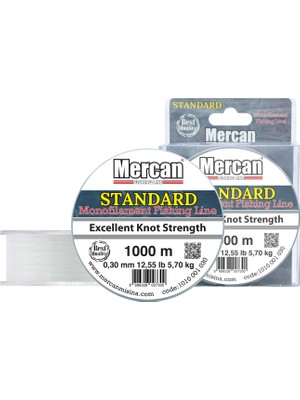 Mercan Standart Beyaz (Metre) Bobin Misina