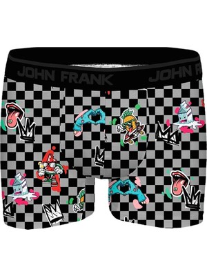 John Frank King Checker Erkek Boxer