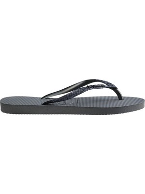 Havaianas Hav. Slım Glıtter Iı Grey/graphıte 41/42 Kadin Gri Terlik 4146975-3508