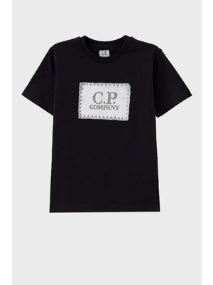 C.p. Company Pamuklu Bisiklet Yaka Çocuk T Shirt T Shirt 10CKTS054 005792W 999