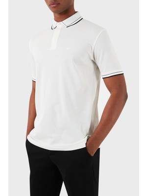 Emporio Armani Pamuklu Regular Fit Polo Yaka T Shirt Erkek Polo Yaka T Shirt 3D1Fm6 1Jtkz 0101