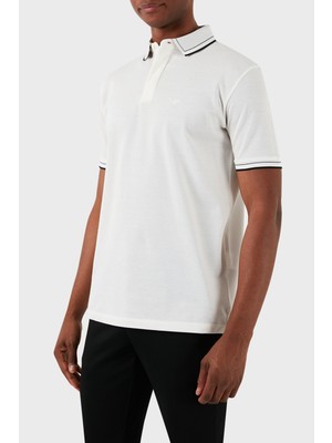 Emporio Armani Pamuklu Regular Fit Polo Yaka T Shirt Erkek Polo Yaka T Shirt 3D1Fm6 1Jtkz 0101