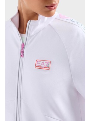 Ea7 Regular Fit Fermuarlı Dik Yaka Sweat Bayan Sweat 3DTM17 Tjkwz 1100