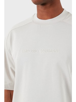 Emporio Armani Pamuklu Bisiklet Yaka Oversize T Shirt Erkek T Shirt 3D1T76 1Jwzz 0646