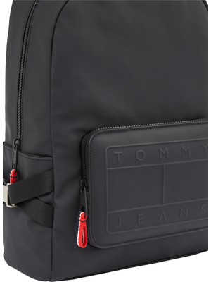 Tommy Hilfiger Siyah Erkek Sırt Çantası Tjm Street Trek Backpack