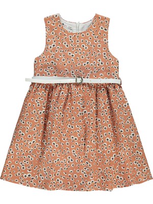 Civil Girls Kız Çocuk Elbise 2-5 Yaş Italyan Karamel