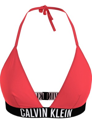 Calvin Klein Kırmızı Kadın Bikini Üst Trıangle-Rp KW0KW02506XN8