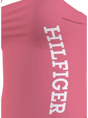 Tommy Hilfiger Pembe Kadın Mayo One Pıece (Ext Sızes, Tıf UW0UW0530