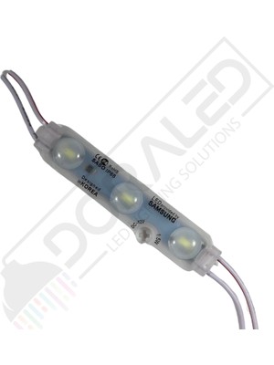 Dora Led Samsung 3'lü Led Modül 12 Volt Yeşil -10 Adet