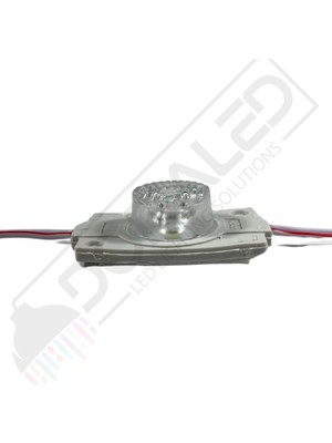 Dora Led 12 Volt Gün Işığı 1,5 Watt Tekli Lensli 3030 Reklamcı Modül IP65 (10 Adet)