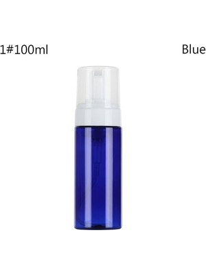 San Gold BLUE-1-100ML-1PCS Ev Banyo Malzemeleri Plastik El Dezenfektanı Sabunluk Şeffaf Köpük Şişe Pompa Konteyner Sıvı (Yurt Dışından)