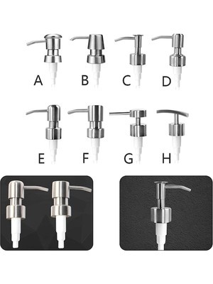 San Gold D-Sabun Pompası Kafası Losyon Dağıtıcı Kafası Banyo Sıvı Sabunluk Şişesi Yedek Basın Kafası Şampuan Pompası Kafası (Yurt Dışından)