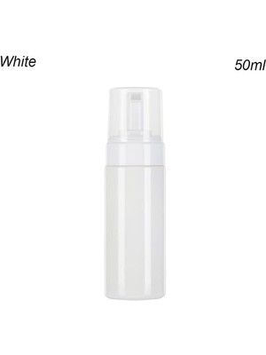 San Gold 50ML White-1pc Sabun Köpük Şişe Dağıtıcı Seyahat Plastik Köpük Şişesi Uygun Taşınabilir Şişe Duş Jeli Pompa Şişesi (Yurt Dışından)