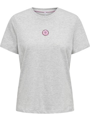 Only Bayan Dikiş Detaylı T-Shirt 15316728