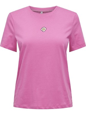 Only Bayan Dikiş Detaylı T-Shirt 15316728