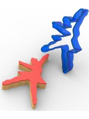 Depposite Balerin Polikarbon Kurabiye Kalıbı 9 x 5,3 cm