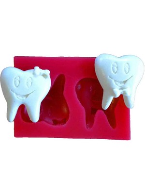 Depposite Silikon Kalıp - Kız / Erkek Dişler(9*6,5 Cm)