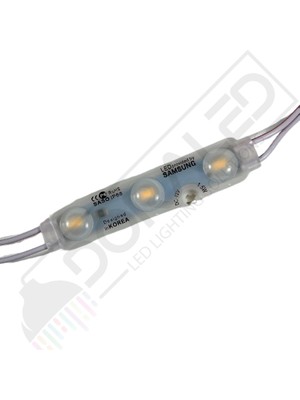 Dora Led Samsung 3'lü Led Modül 12 Volt Sarı (Amber) -10 Adet