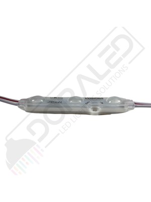 Dora Led Samsung 3'lü Led Modül 12 Volt Beyaz -10 Adet