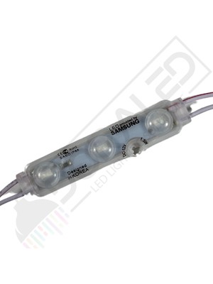 Dora Led Samsung 3'lü Led Modül 12 Volt Beyaz -10 Adet