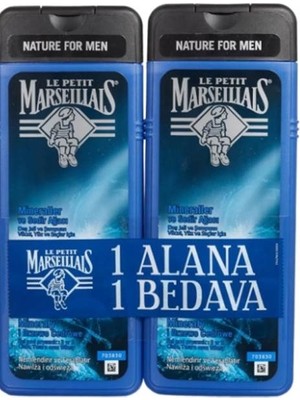 Le Petit Marseillais Duş Jeli Sedir Ağacı 2×400 ml Nemlendirici Mineralli Özel Seri Çift Paket