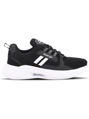 Slazenger MAKEDA IN Erkek Sneaker Koşu & Yürüyüş Ayakkabısı Siyah / Beyaz