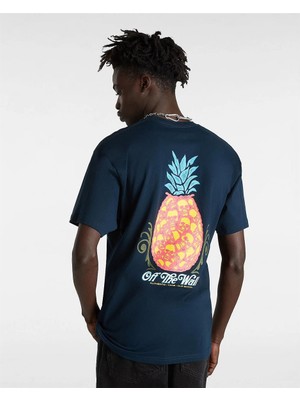 Vans Pıneapple Skull Ss Tee Lacivert Erkek T-Shirt