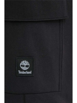 Timberland Woven Badge (Bb) Cargo Sweatshort Siyah Erkek Şort