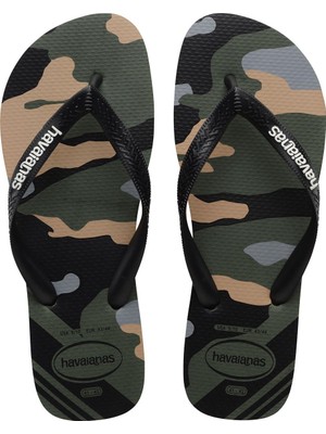 Havaianas Top Camu Green Oliveblack  Koyu Yeşil Erkek Terlik