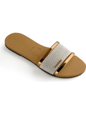 Havaianas You Trancoso Premium Bronze  Bronz Kadın Terlik