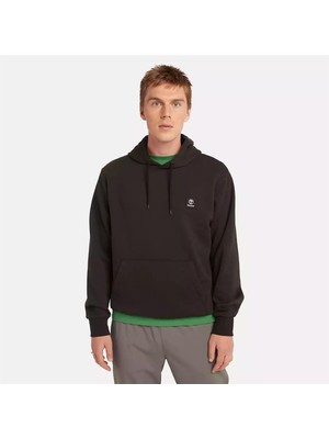 Timberland Woven Badge (Bb) Hoodie Siyah Erkek Sweatshirt