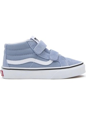 Vans Uy Sk8-Mid Reissue V Dusty Blue Cırtlı Çocuk Sneaker