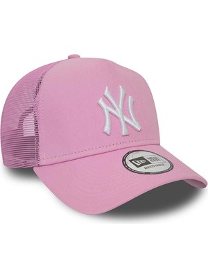 New Era New York Yankees League Essential Pink Trucker Unisex Şapka