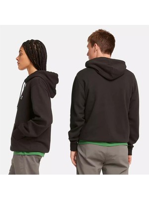 Timberland Woven Badge (Bb) Hoodie Siyah Erkek Sweatshirt