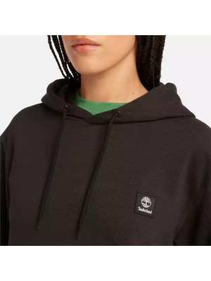 Timberland Woven Badge (Bb) Hoodie Siyah Erkek Sweatshirt