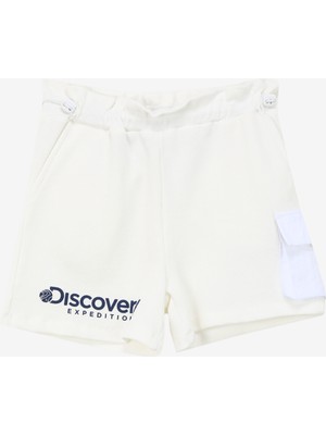 Discovery Expedition Beyaz Kız Çocuk Şort D4SG-SHT3081