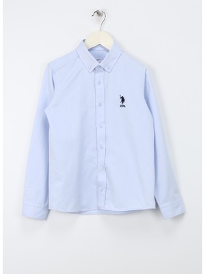 U.S. Polo Assn. Açık Mavi Erkek Çocuk Gömlek GOXKIDS024Y